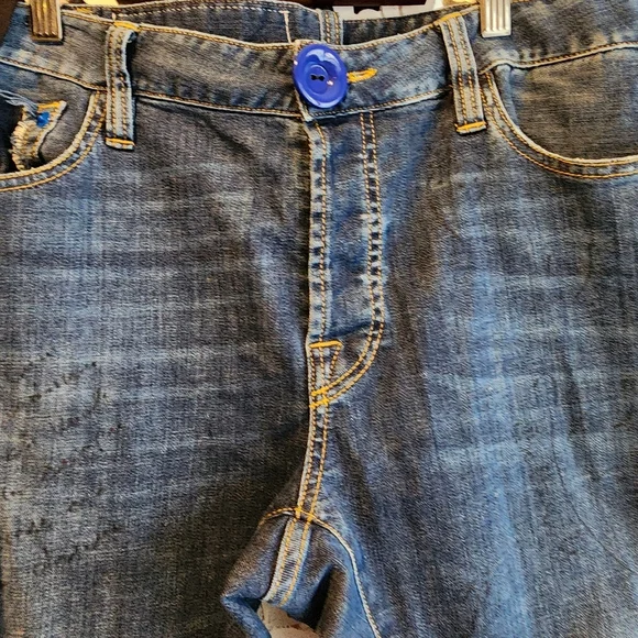 MAURIZIO MASSIMINO DARK WASH, MADE IN ITALY SIZE EU 42 STRAIGHT LEG - Picture 10 of 16